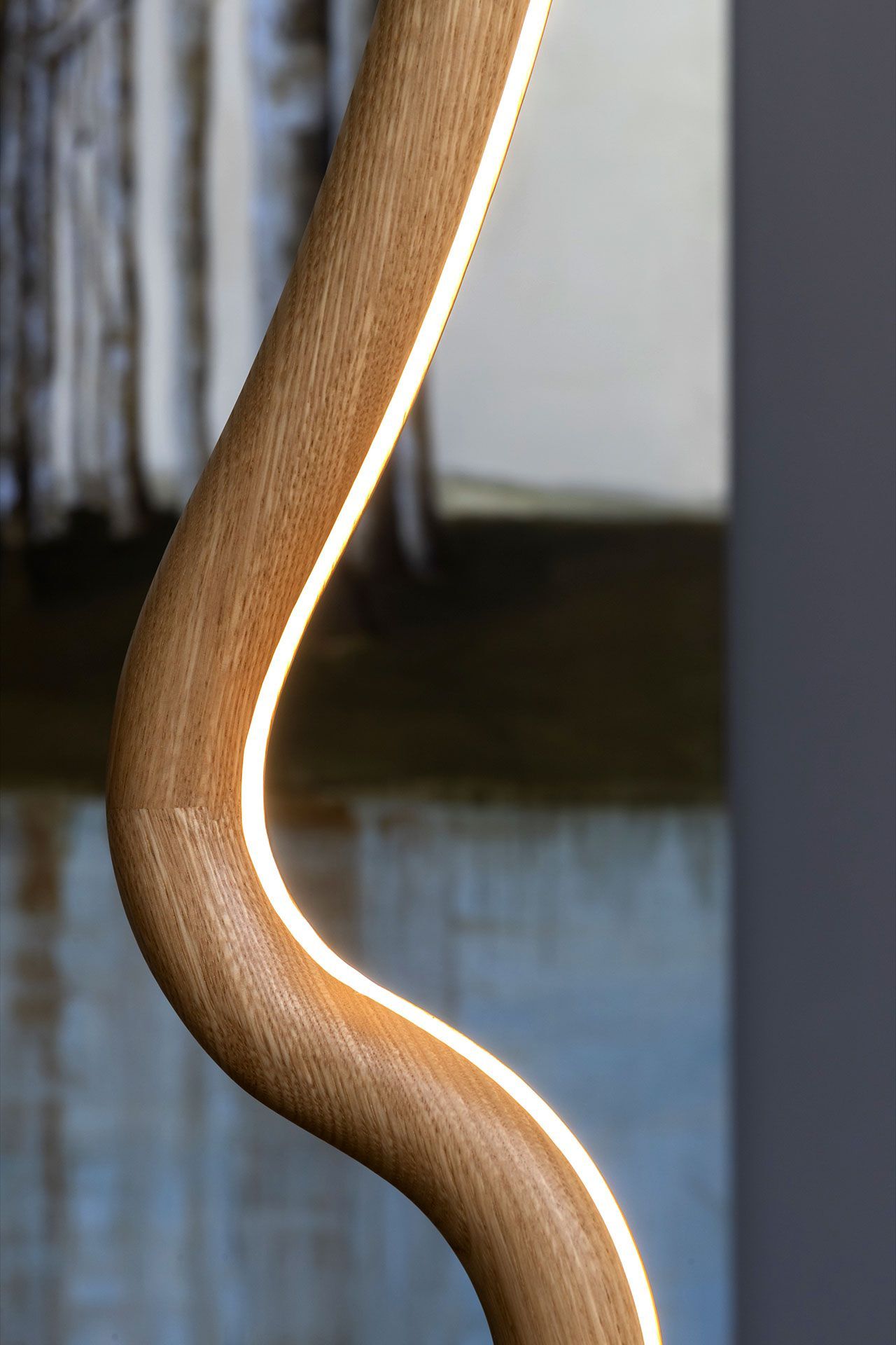 Светодиодная напольная лампа из массива дерева Mogg VIS A VIS ARCH-00110335 - Вид №9