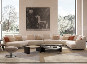 Модульный тканевый диван