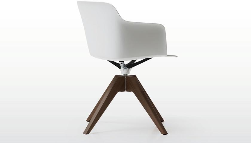 Quinti Sedute Кресло вращающееся на козелке с подлокотниками Deep plastic sun-id-1406733 - Вид №1