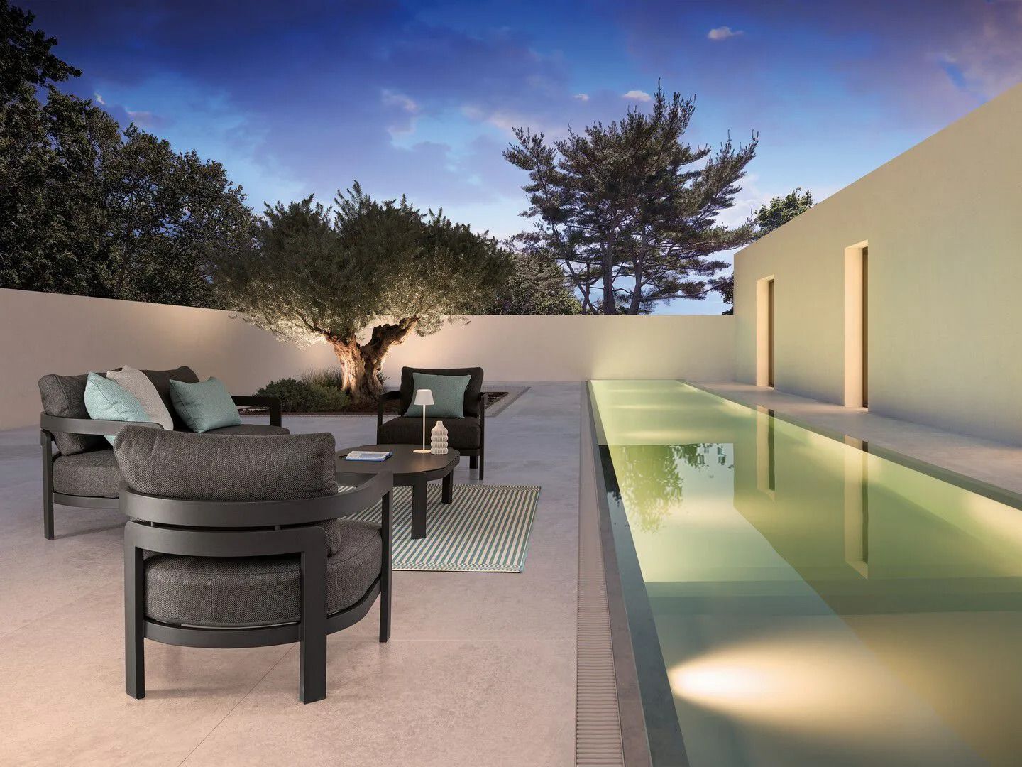 Напольный прямоугольный полипропиленовый ковер BIZZOTTO THIERRY ARCH-00123939 - Вид №5