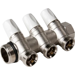 Коллектор Rehau Rautitan MX на 3 выхода, 1"x3/4", евроконус 131645