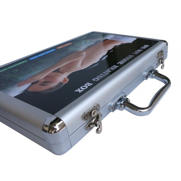 23861 Набор камней для стоунтерапии 16 шт в кейсе с нагревателем Beauty Star  - Вид №2