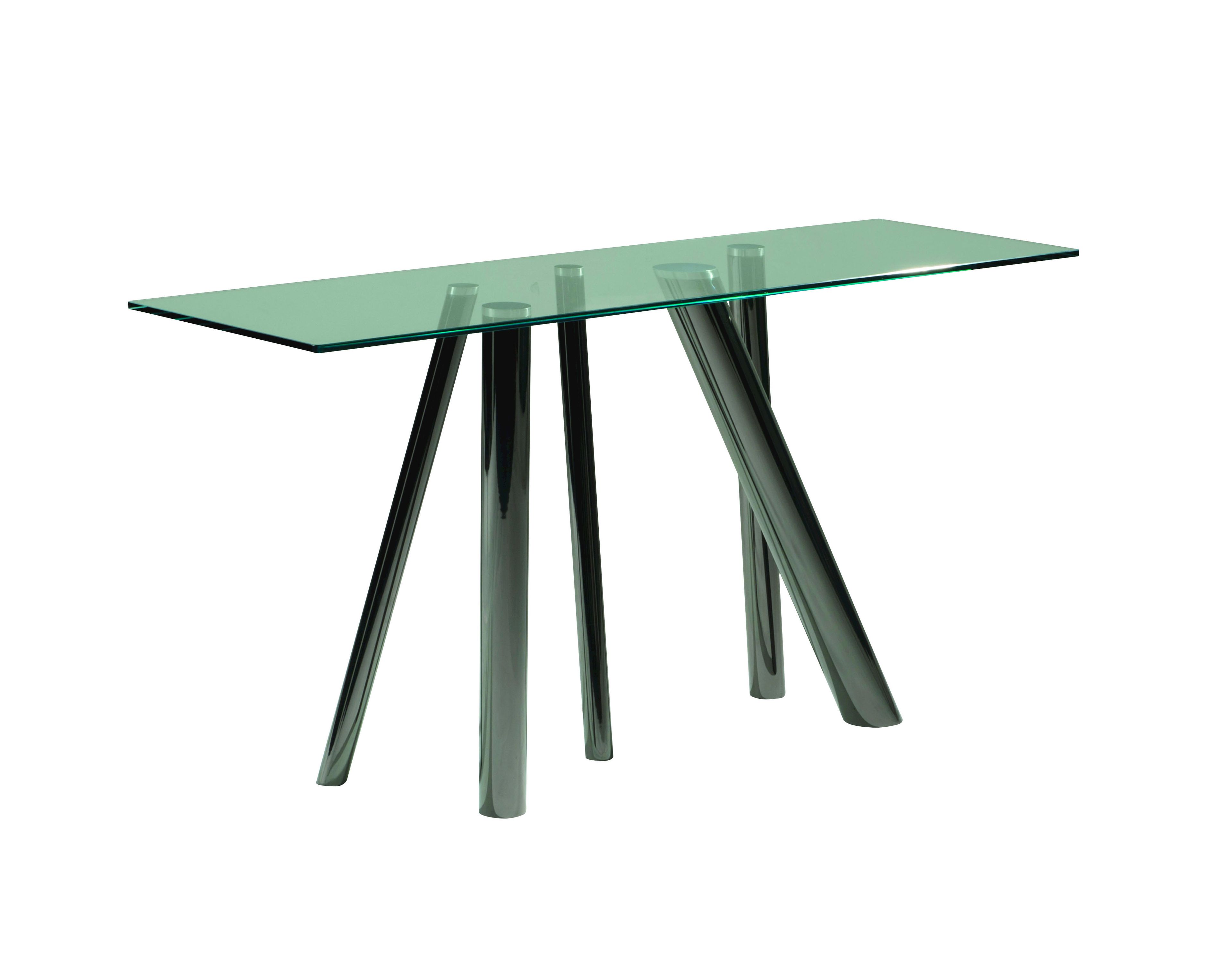 Прямоугольная консоль из закаленного стекла ROCHE BOBOIS Les Contemporains ARCH-00011282