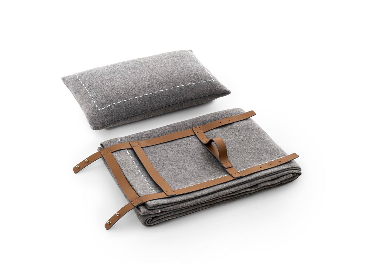 Кашемир и шерсть подушка и плед набор Giorgetti Giorgetti Maserati Edition ARCH-00093740 - Вид №1