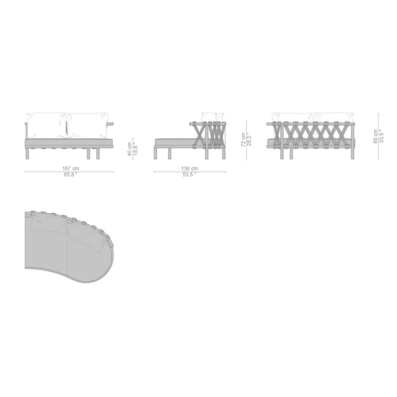 Модульный садовый диван CASSINA Trampoline ARCH-00122194 - Вид №13