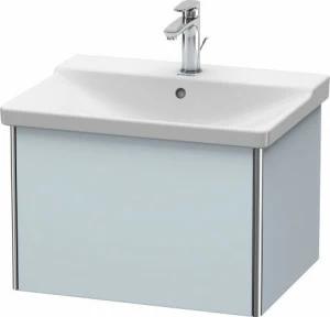 XS408009797 Тумбочка подвесная XSquare #XS4080 610 x 473 мм Светло-голубой шелковисто-матовый лак