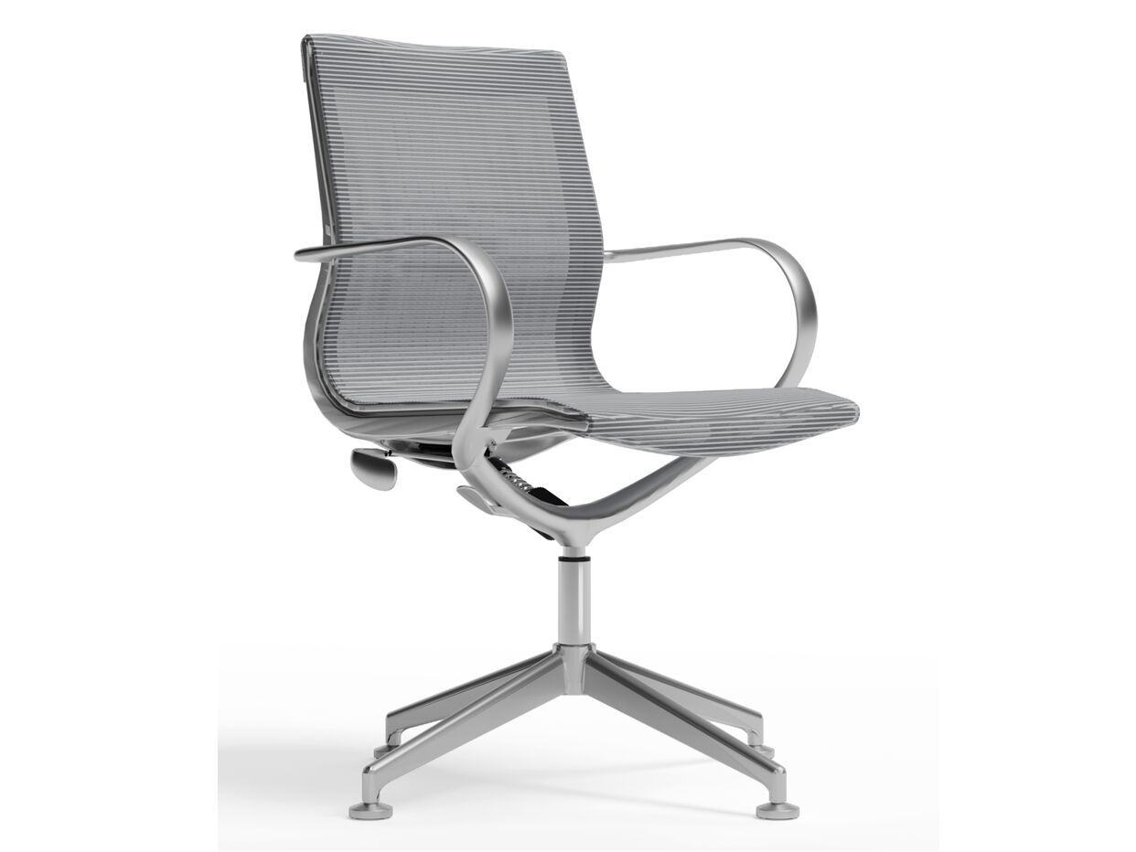 Стул с регулируемой высотой на алюминиевом насесте с подлокотниками WORKSPACE Sterling Mesh ARCH-00114760