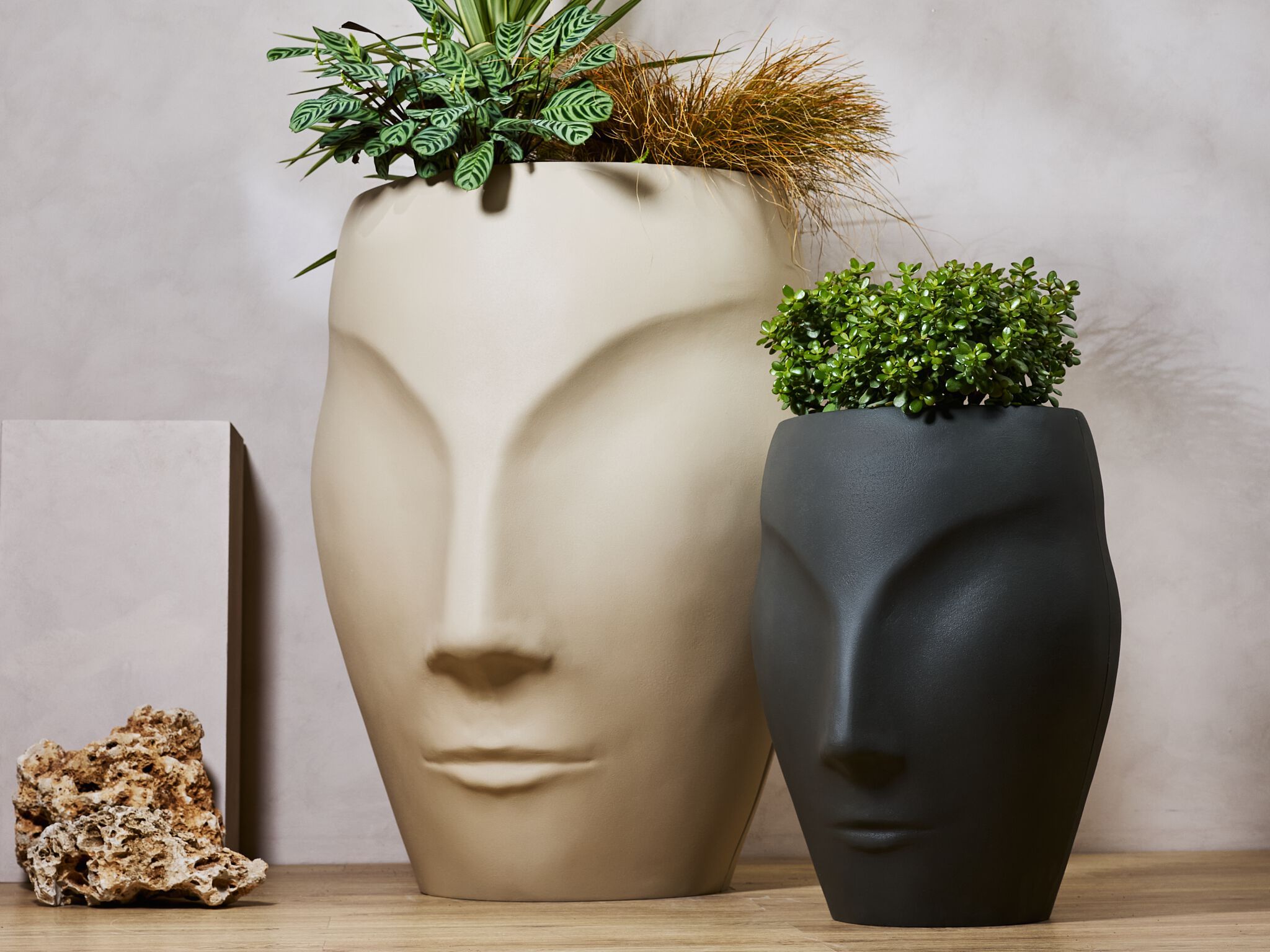 Перерабатываемый двухкомпонентный садовый горшок из смолы Ellemura Constantin ARCH-00070381 - Вид №1