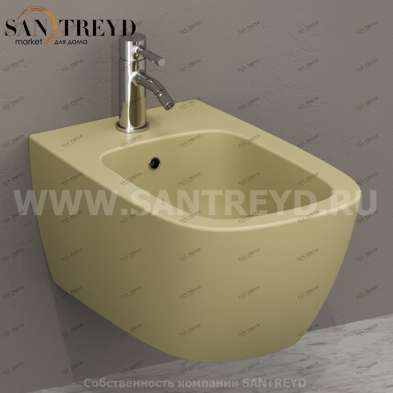 GNS09SE Биде подвесное GENESIS Ceramica Globo