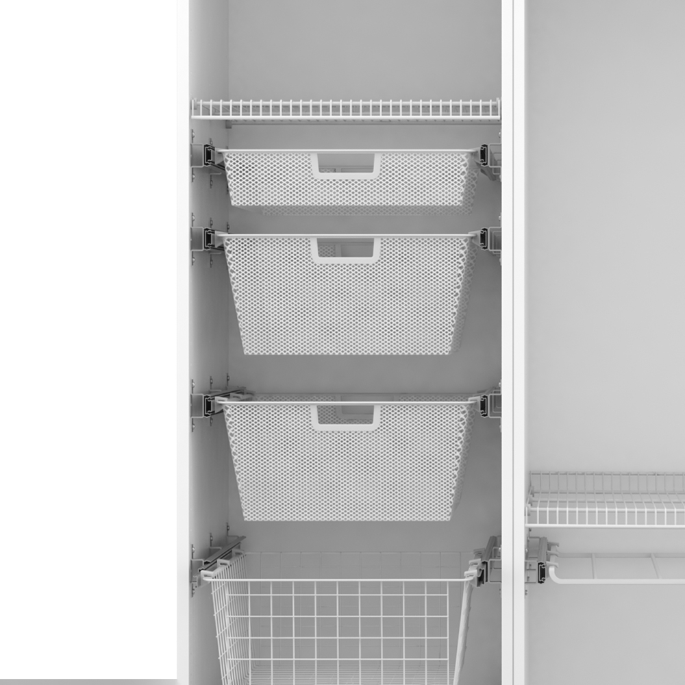 Мелкосеточная корзина , 393х555х185 мм, белый LJPS0593 Public Steel Россия  - Вид №2