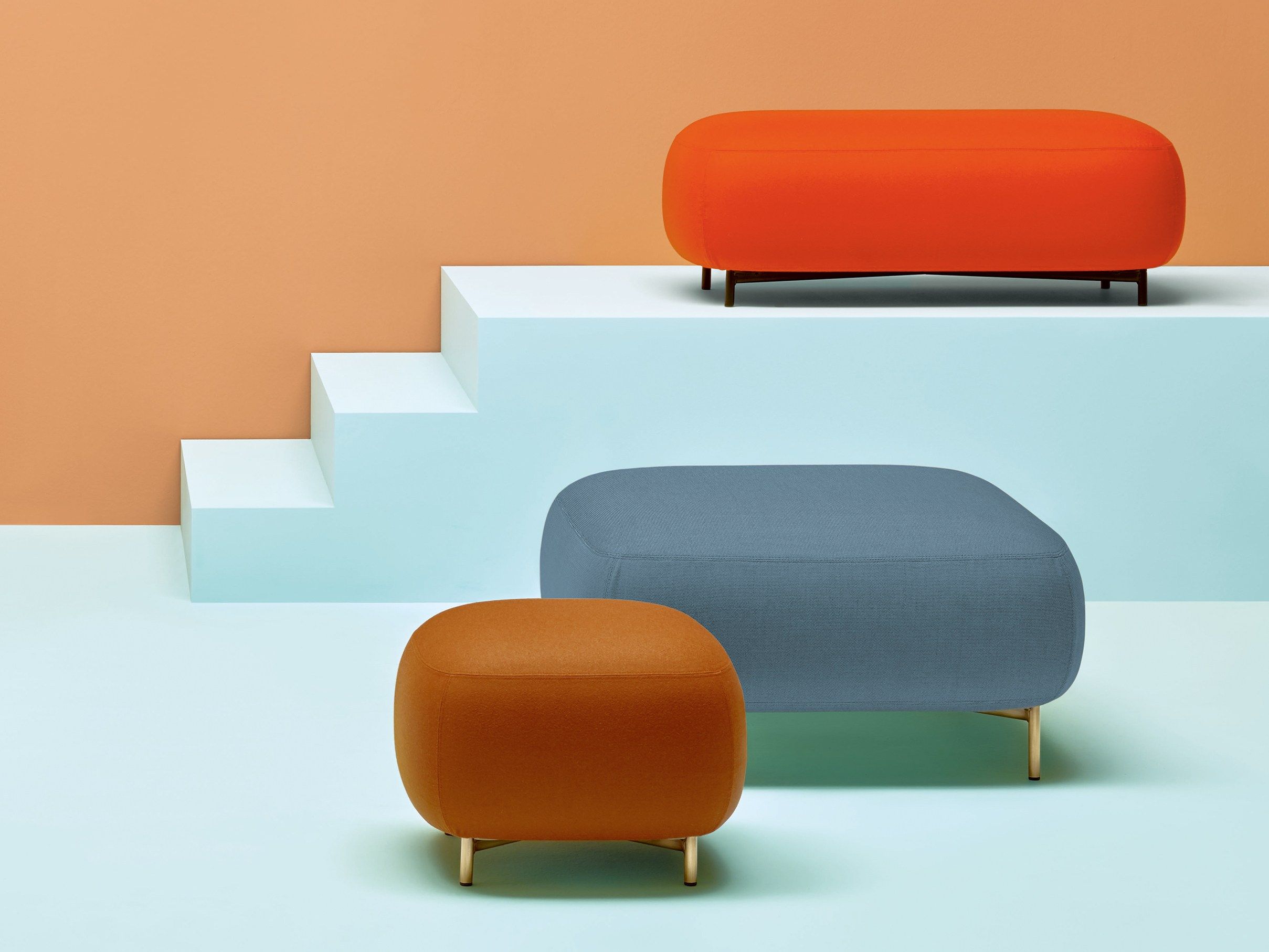 Квадратный пуф из ткани Pedrali Buddy ARCH-00144878 - Вид №2