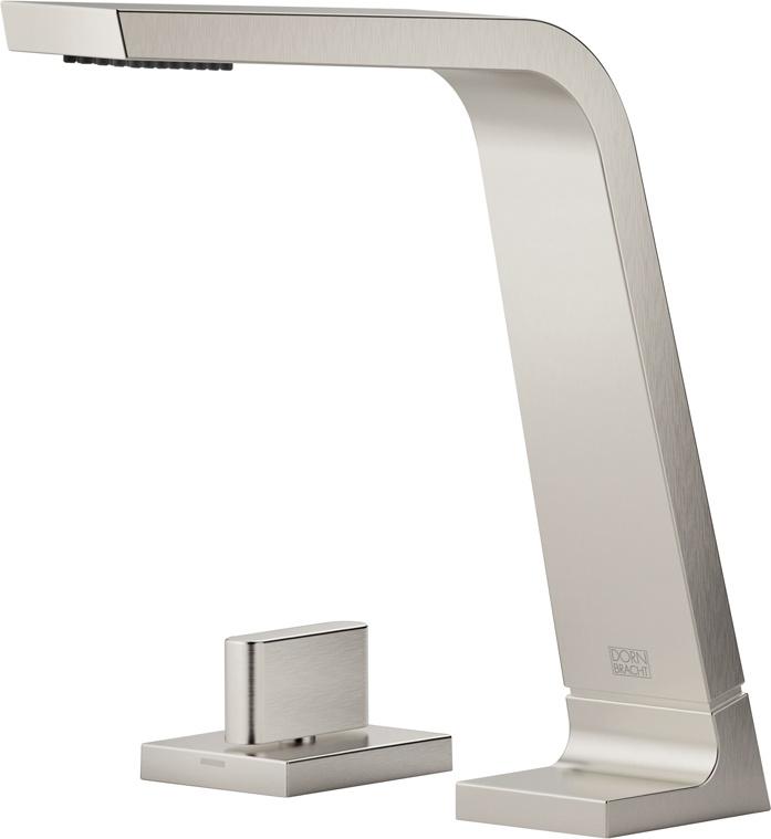 13715705-06_1_20004705-06_1_20004706-06_1 Смеситель для умывальника на три отверстия без сливного гарнитура - платина матовая Dornbracht CL.1