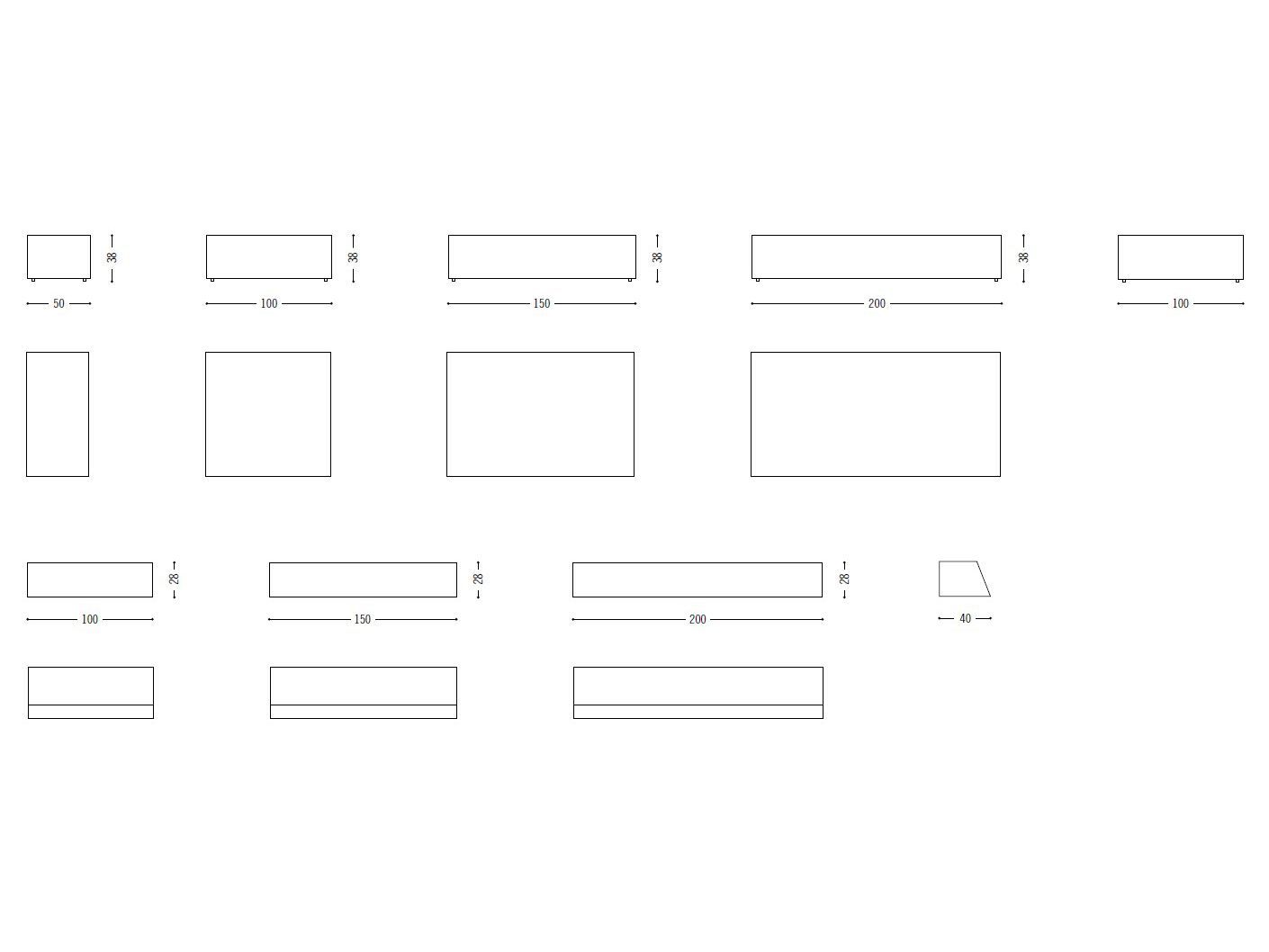 Ткань двойной футон диван-кровать COR трио ARCH-00112542 - Вид №7