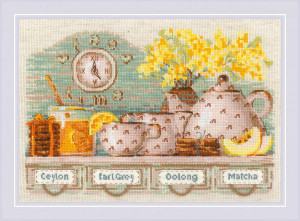 1873 Набор для вышивания Tea Time 30 х 21 см RIOLIS Сотвори Сама