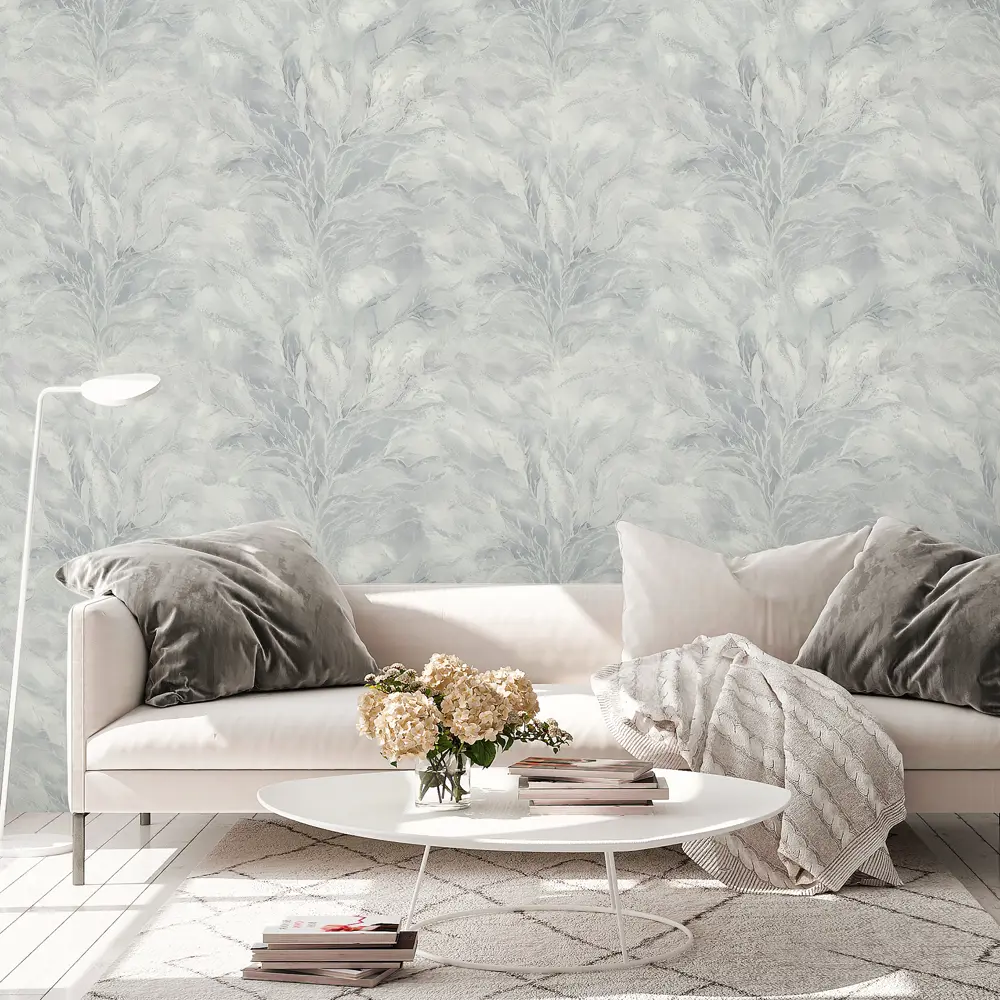 MONTE SOLARO Eiwa - Флизелиновые обои серые для стильного интерьера 89372004 STLM-0817791 - Вид №2