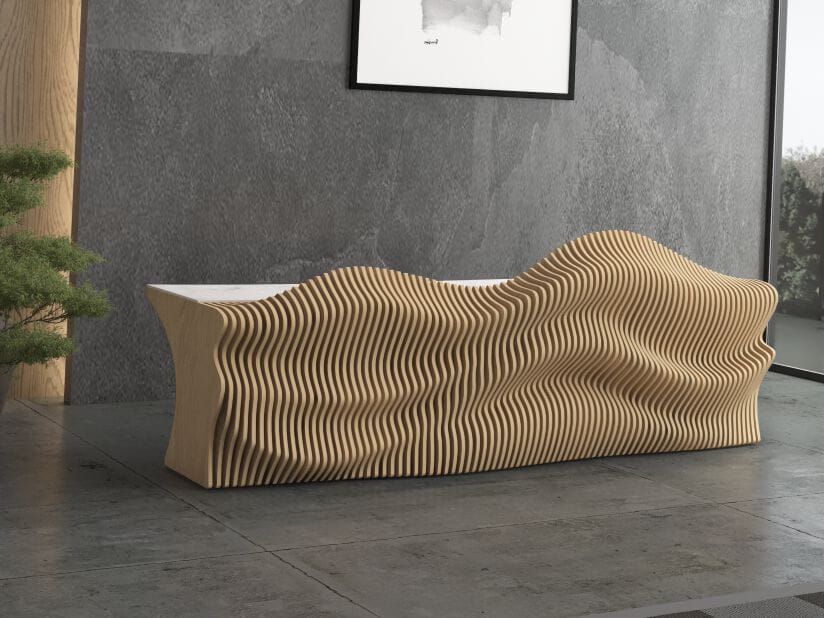 Стойка регистрации из фанеры MYWOODREAM ETY ARCH-00152941