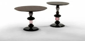 Tonin Casa Круглый деревянный журнальный столик Pandora