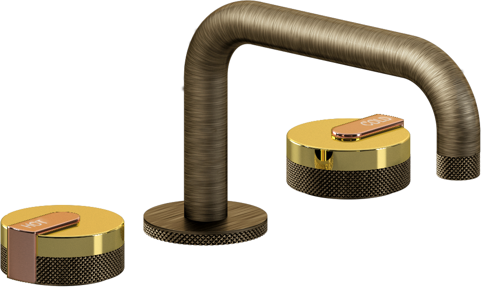 E-11510-R1AU-L1RG-VBB Смеситель для умывальника на 3 отвертия GRAFF MOD+