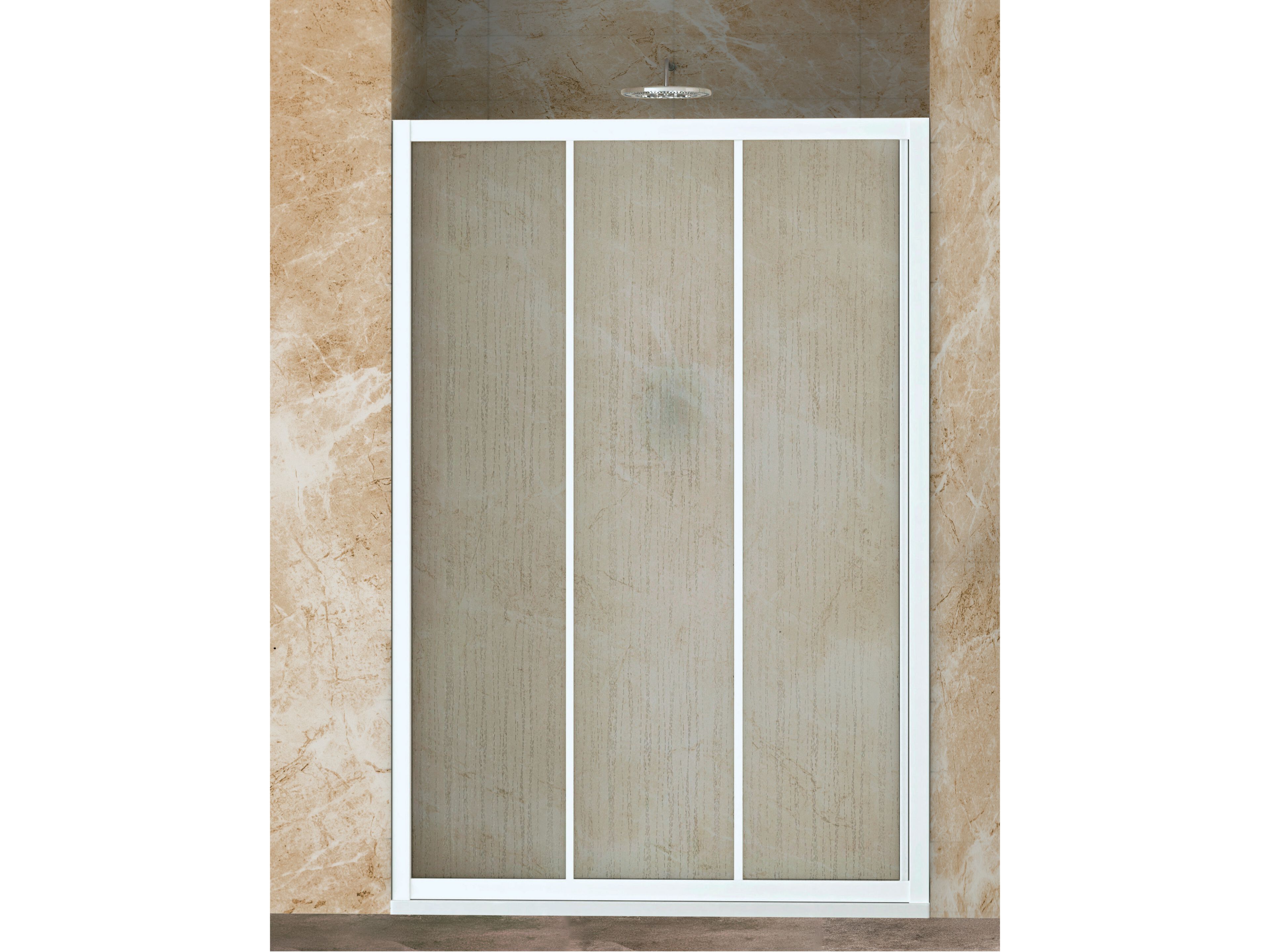 Хрустальная ниша душевая кабина с раздвижной дверью Metidea золото ARCH-00149751