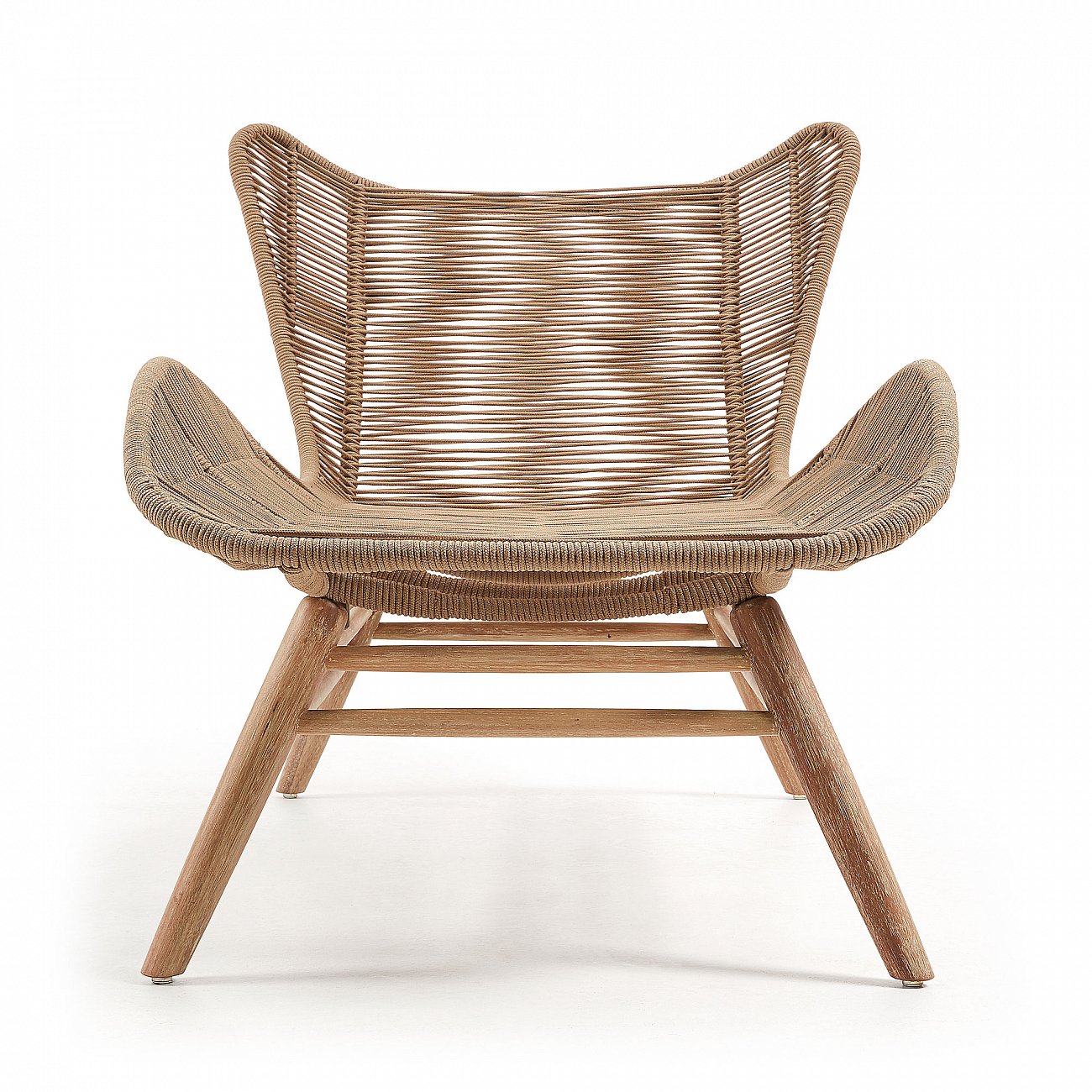 Шезлонг деревянный Kubic от La Forma LA FORMA  288638 Бежевый  - Вид №4