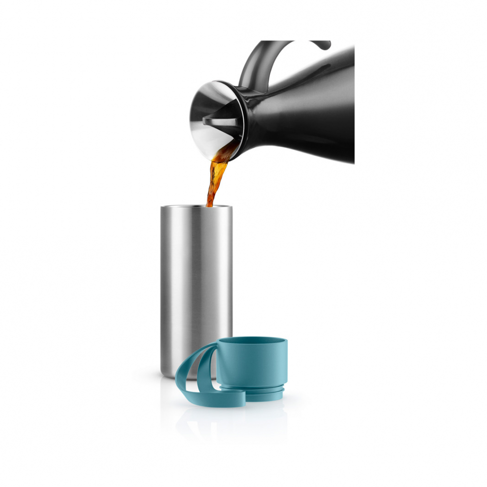 EVA SOLO 567446 Термос To Go, 350 мл, светло-синий Нержавеющая сталь, силикон, пластик  - Вид №3