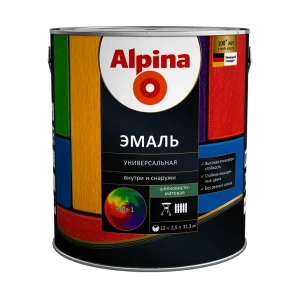 90708248 Эмаль ALPINA 242242 цвет белый 2.5 л STLM-0857145