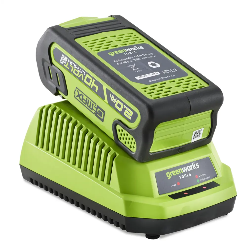 Газонокосилка аккумуляторная GreenWorks 2501907UA 40 В 35 см 1x2 Ач АКБ и ЗУ входит в комплект 80172924 STLM-2153947  - Вид №5