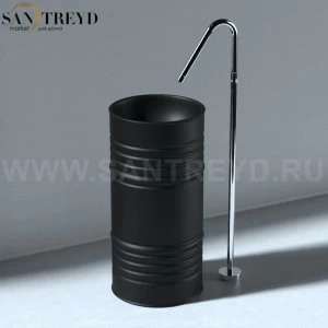 4742K31 Напольная раковина стоящая круглая Kerasan Artwork