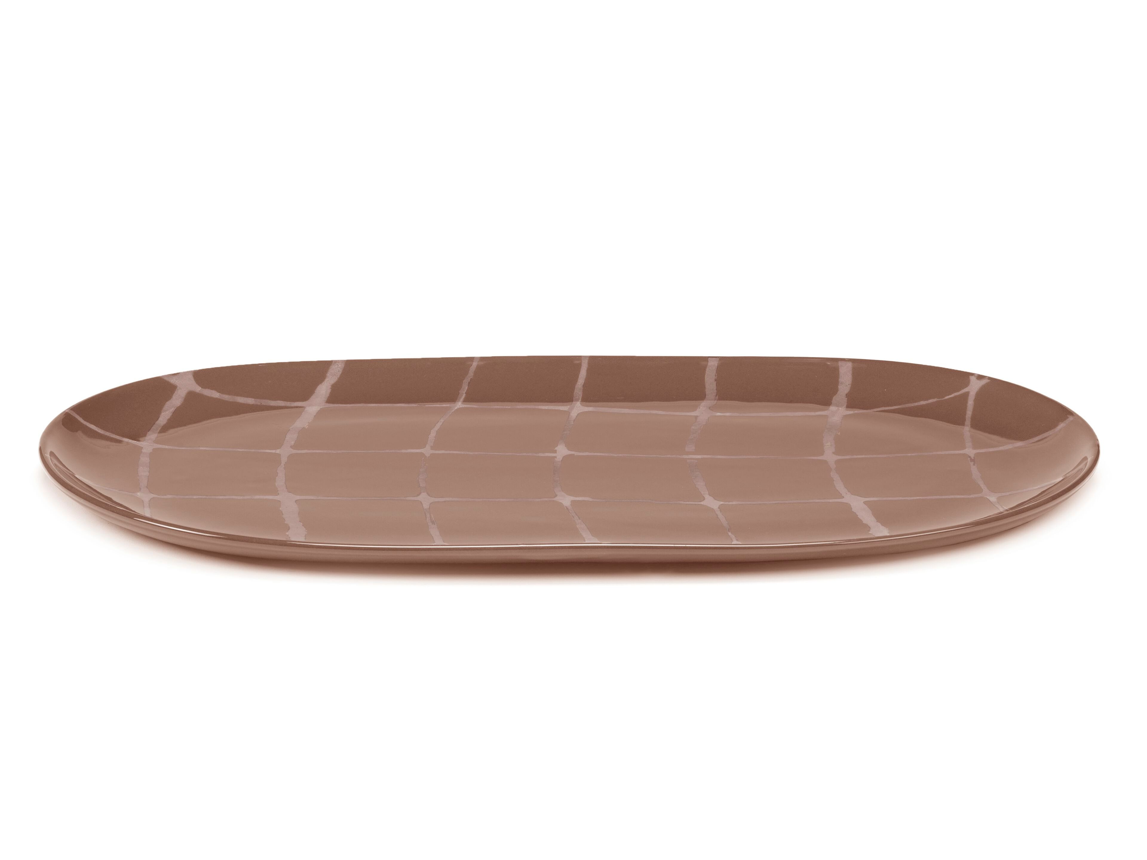 Овальная фарфоровая сервировочная тарелка Serax Zuma ARCH-00140547 - Вид №3