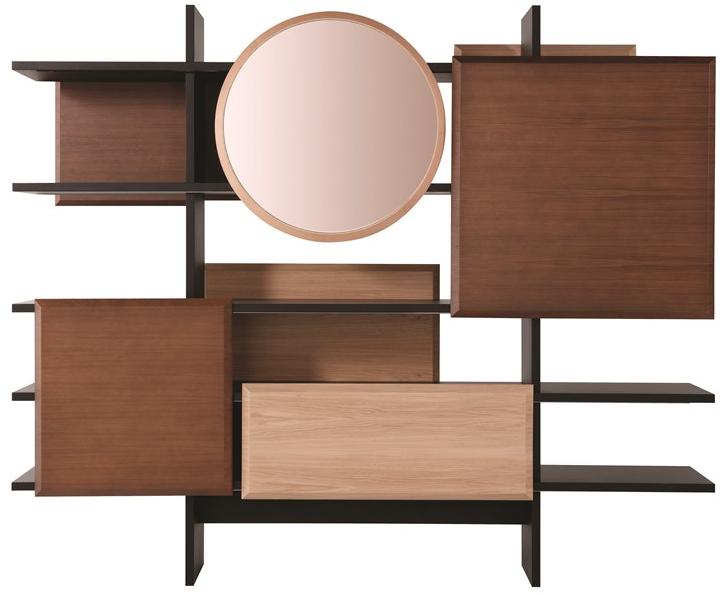 Roche Bobois Самонесущий двухсторонний книжный шкаф Globe trotter sun-id-1440978 - Вид №3