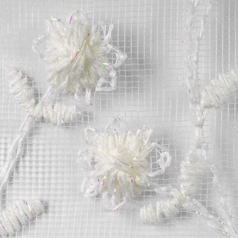 Тюль Цветы вышивка 285 см цвет шампань TEX REPUBLIC STLM-2158932 - Вид №2