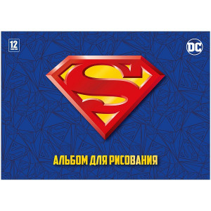 DCA12-003 АЛЬБОМ ДЛЯ РИСОВАНИЯ 12 ЛИСТОВ: DC COMICS Канцелярия