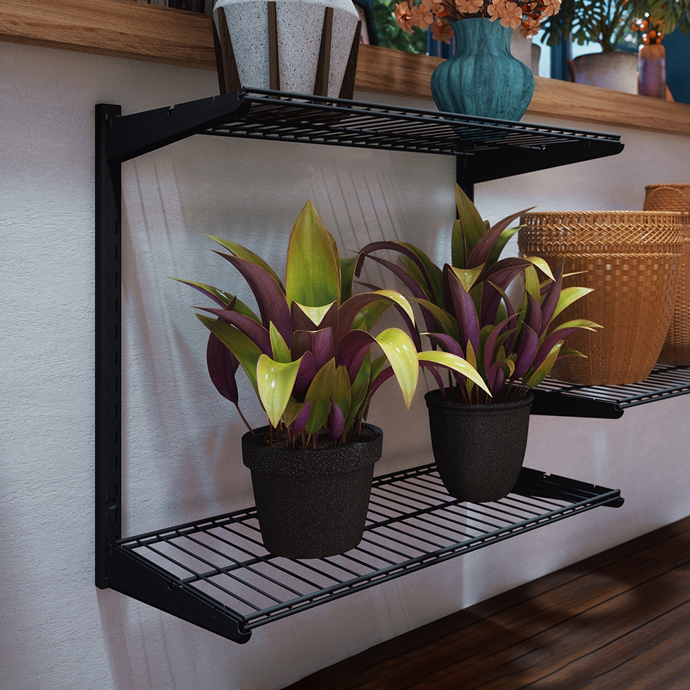 Сеточная полка , 603x306x15 мм, черный LJPS0405 Public Steel Россия  - Вид №2