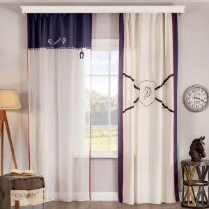 Тюль для детской 140х260 см Royal, 1 полотно CILEK ROYAL 00-3832616 Белый;синий