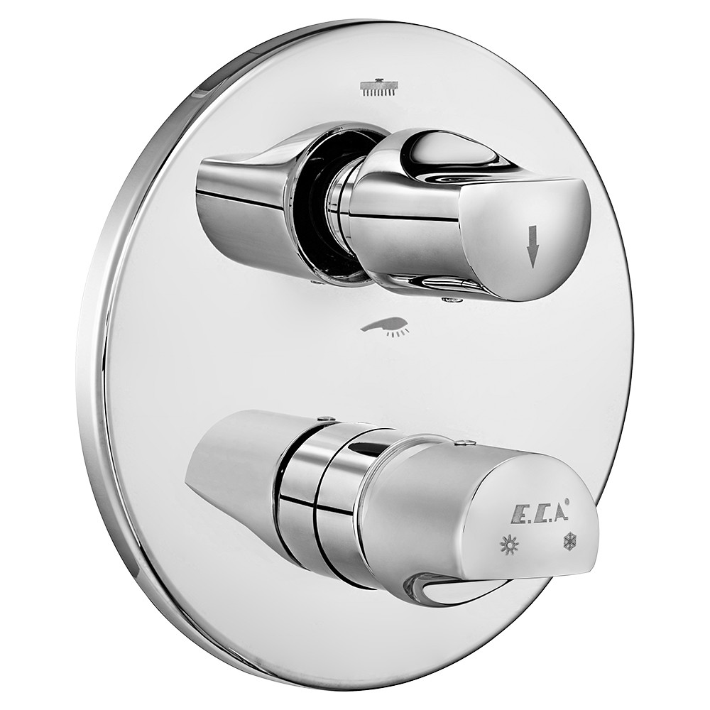 102167203h-yde  Myra Скрытая группа смесителей для ванны / душа, монтируемая на поверхность - 2 способа Eca  - Вид №1