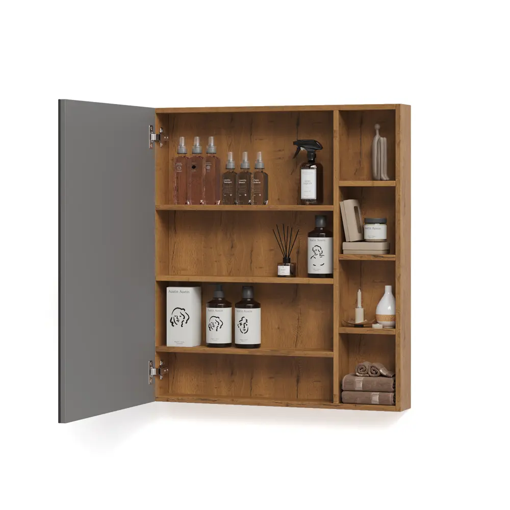 Зеркальный шкаф Santreyd Турин 80F для ванной с полками 89297069 STLM-0975111 - Вид №2