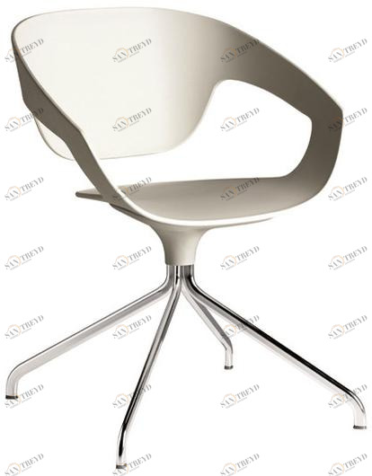 Casamania & Horm Вращающееся кресло на козелке из полипропилена Vad sun-id-1449075