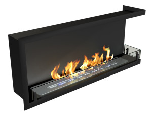 90646676 Биокамин встраиваемый угловой глухой Contour 1100 правый STLM-0321829 ESTETIC FLAME