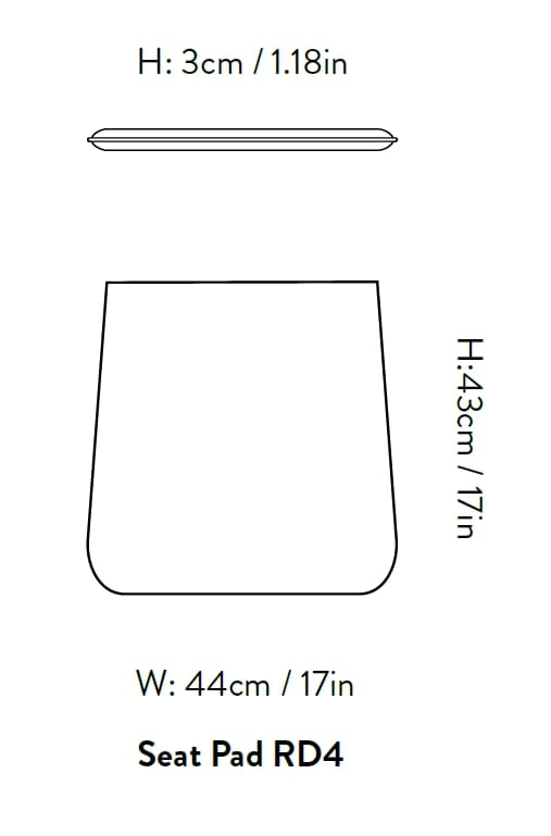 Напольная подушка ткани &Tradition Rfh ARCH-00106831 - Вид №3