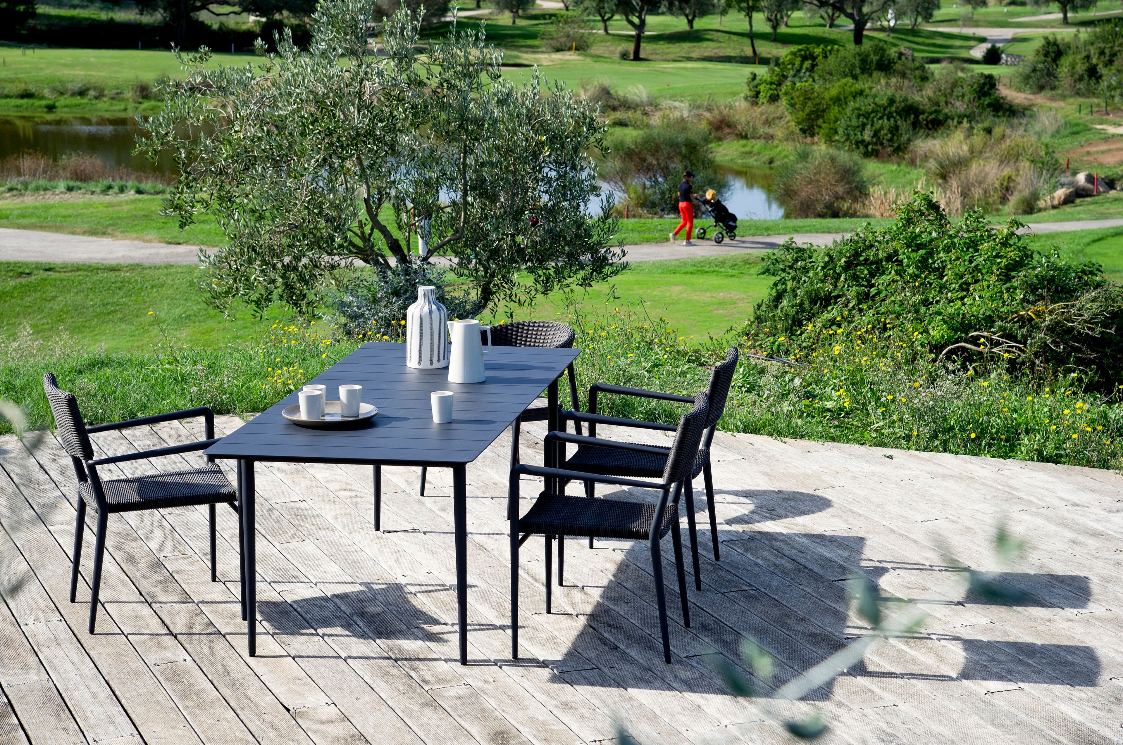 Алюминиевый прямоугольный садовый стол Unopiù EXPERIENCE ARCH-00151017 - Вид №3