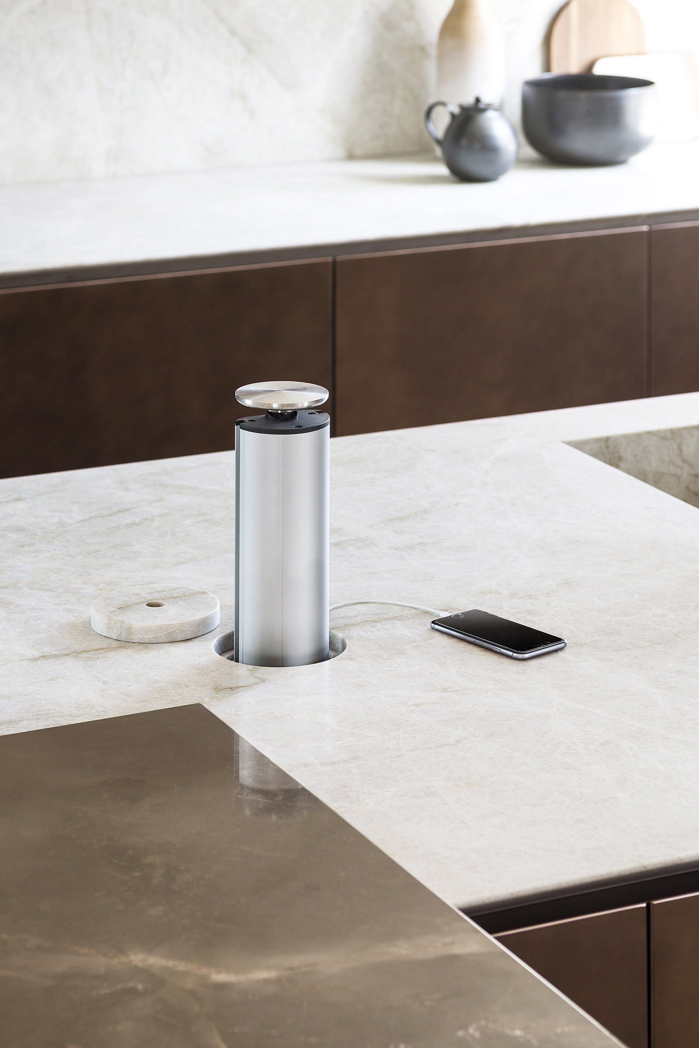 Кухня на заказ с островом без ручек TM Italia Cucine T30 / D90 ARCH-00118530 - Вид №13