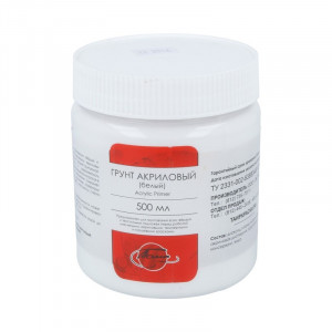 1305400 Грунт акриловый №2 500 мл белый ТАИР