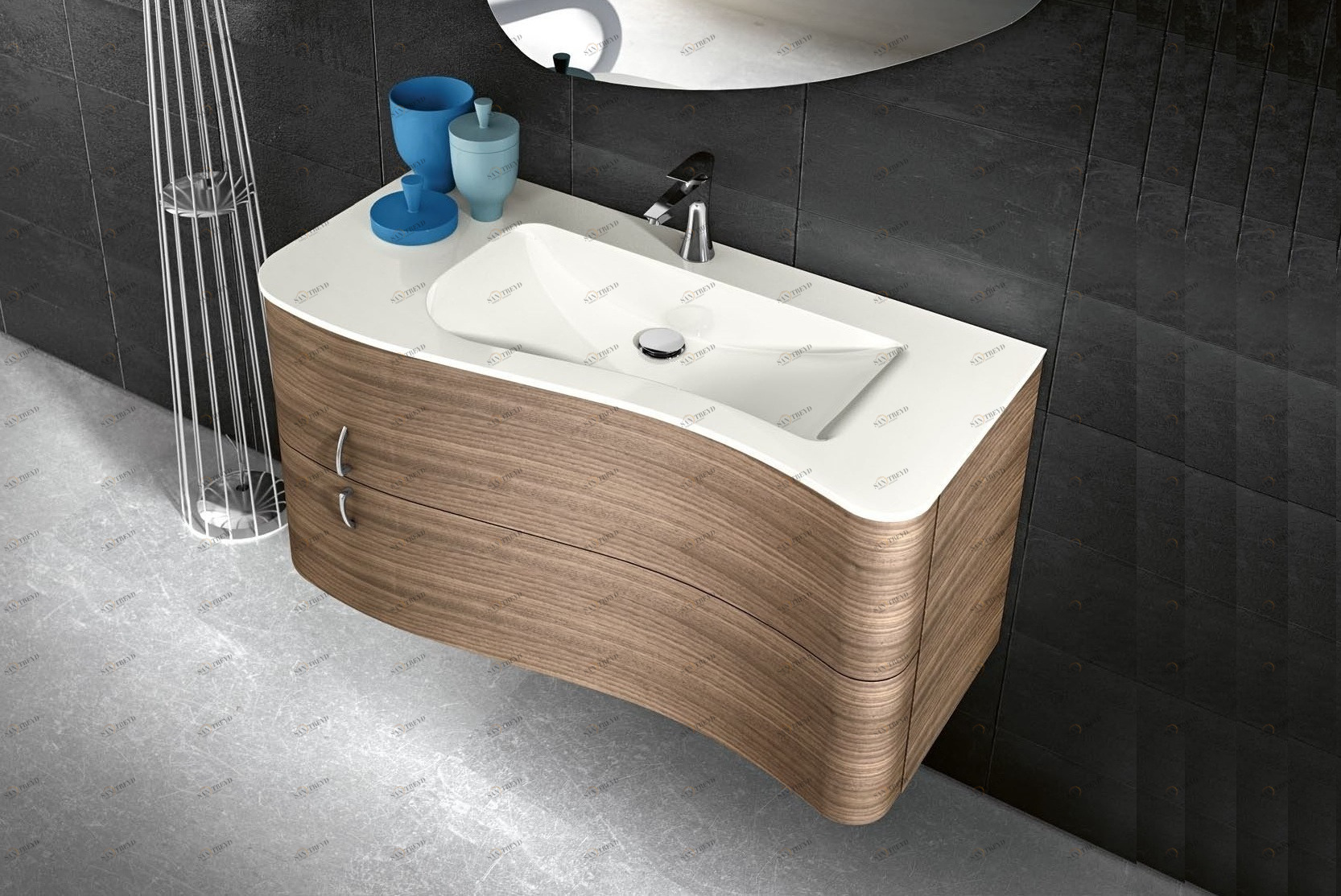 Комплект мебели для ванной комнаты GBGROUP 04 Onda 39676