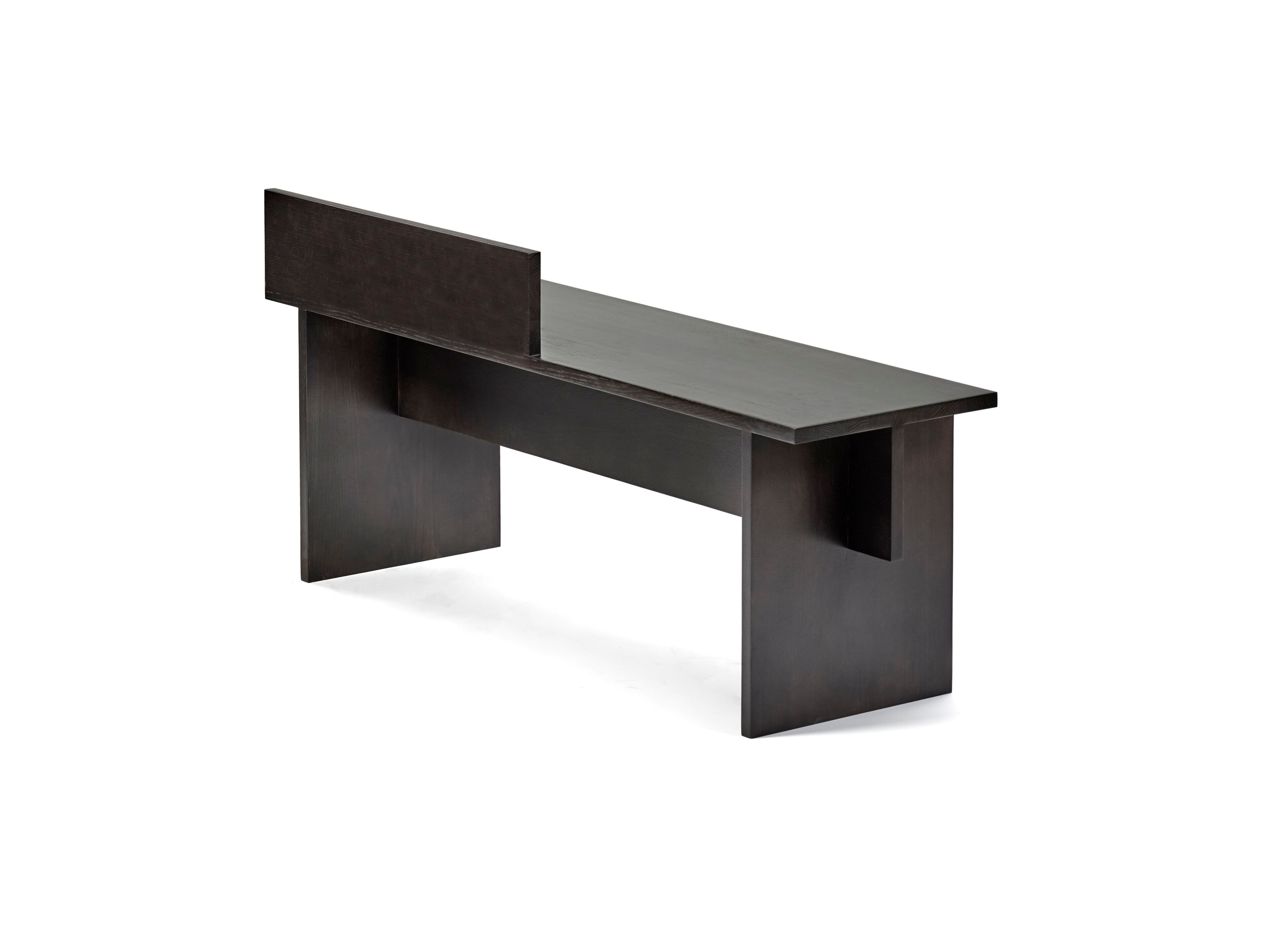 Дубовая скамья со спинкой Serax Marie Furniture ARCH-00127062 - Вид №4