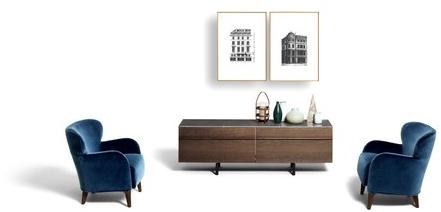 DE PADOVA Кресло с обивкой из ткани с подлокотниками sun-id-1430734 - Вид №2