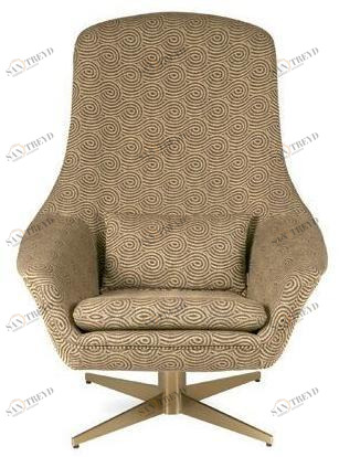 Hamilton Conte Paris Кресло из ткани с 4 спицами sun-id-1493199