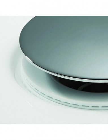 582500 000 00  Сифон для ванны Silencio, нижнее наполнение, автоматический с кабелем Л. 650 мм, хромированная поверхность Valentin Хром  - Вид №3