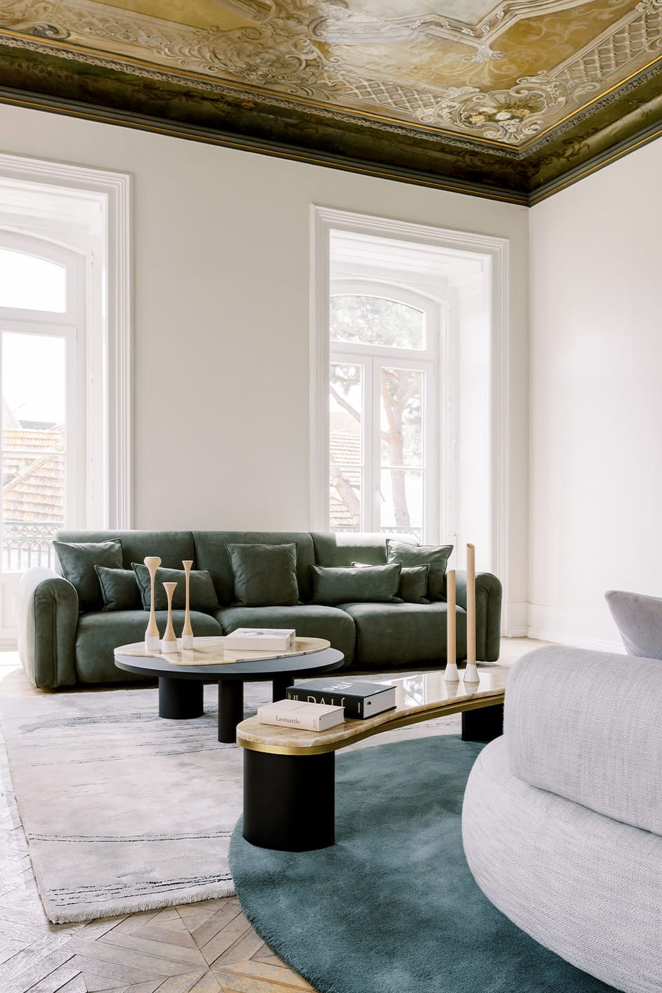 Низкий деревянный журнальный столик Greenapple Armona ARCH-00070165 - Вид №9