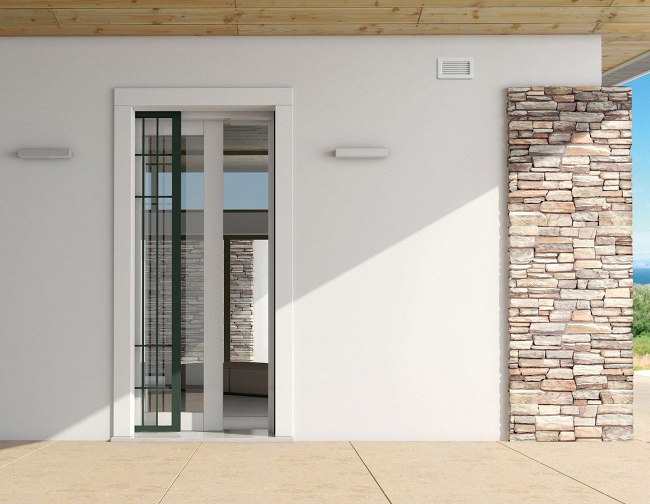 Встраиваемая решетка для прямоугольной трубы First Corporation вентиляция ARCH-00105302 - Вид №4