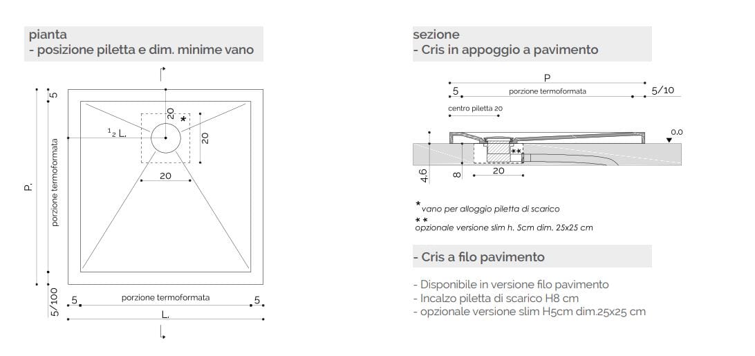 Квадратный поддон для душа Corian® Acquapazza Corian ® elements ARCH-00016476 - Вид №1